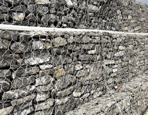 Detailed image of gabion crates